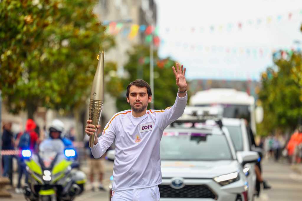 Arnaud porte la flamme