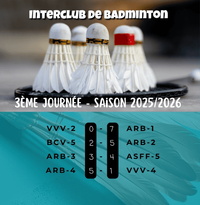 3e journee interclubs