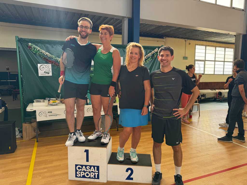 Le podium du tournoi