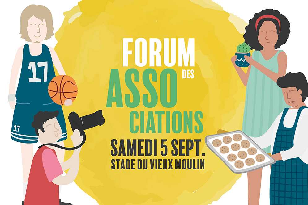 Affiche de promotion du forum des associations du 5 septembre 2026